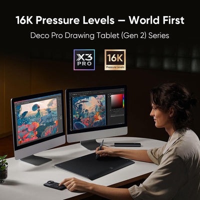 Deco Pro (Gen 2) - 16K pressure levels Graphics Tablet by XPen