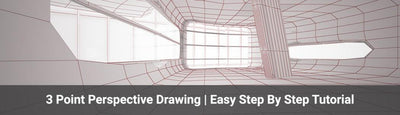 Step by Step Guide to 3-Point Perspective Drawing