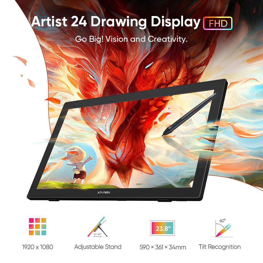  XPPen Artist 24 (FHD) Display Tablet with Full HD Display