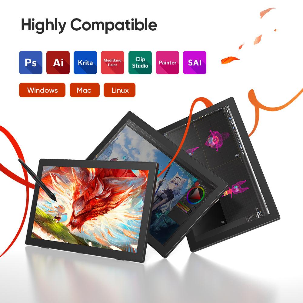  XPPen Artist 24 (FHD) Display Tablet compatibility