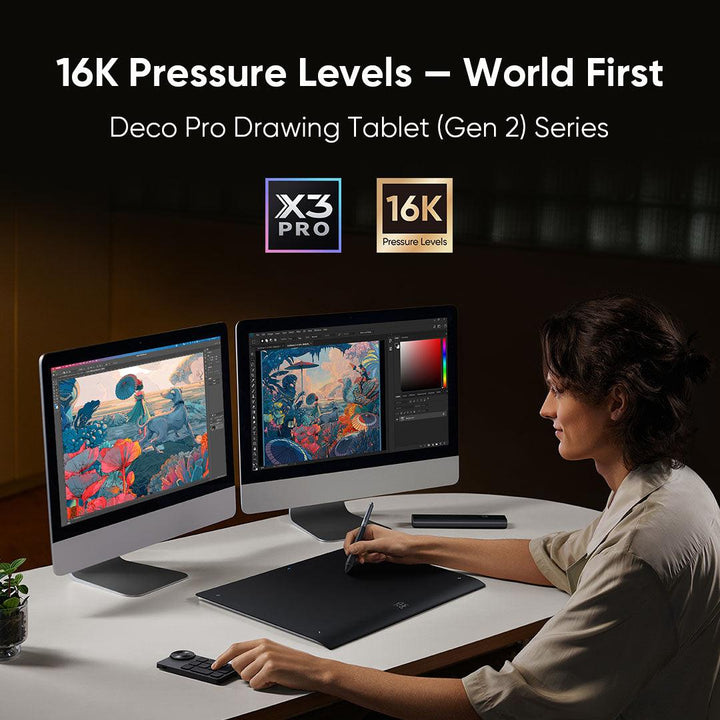 Desk Setup With Drawing Tablet Reddit Buy XPPen Deco Pro SW-MW-XLW