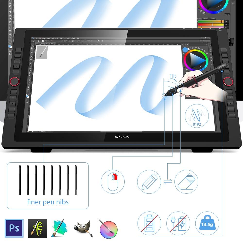 XPPen Artist 22R Pro Drawing Display | XPPen – XPPen India