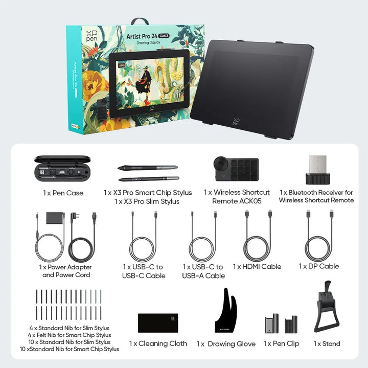 XPPen Artist Pro 24 Gen 2 165Hz Drawing Display | XPPen – XPPen India