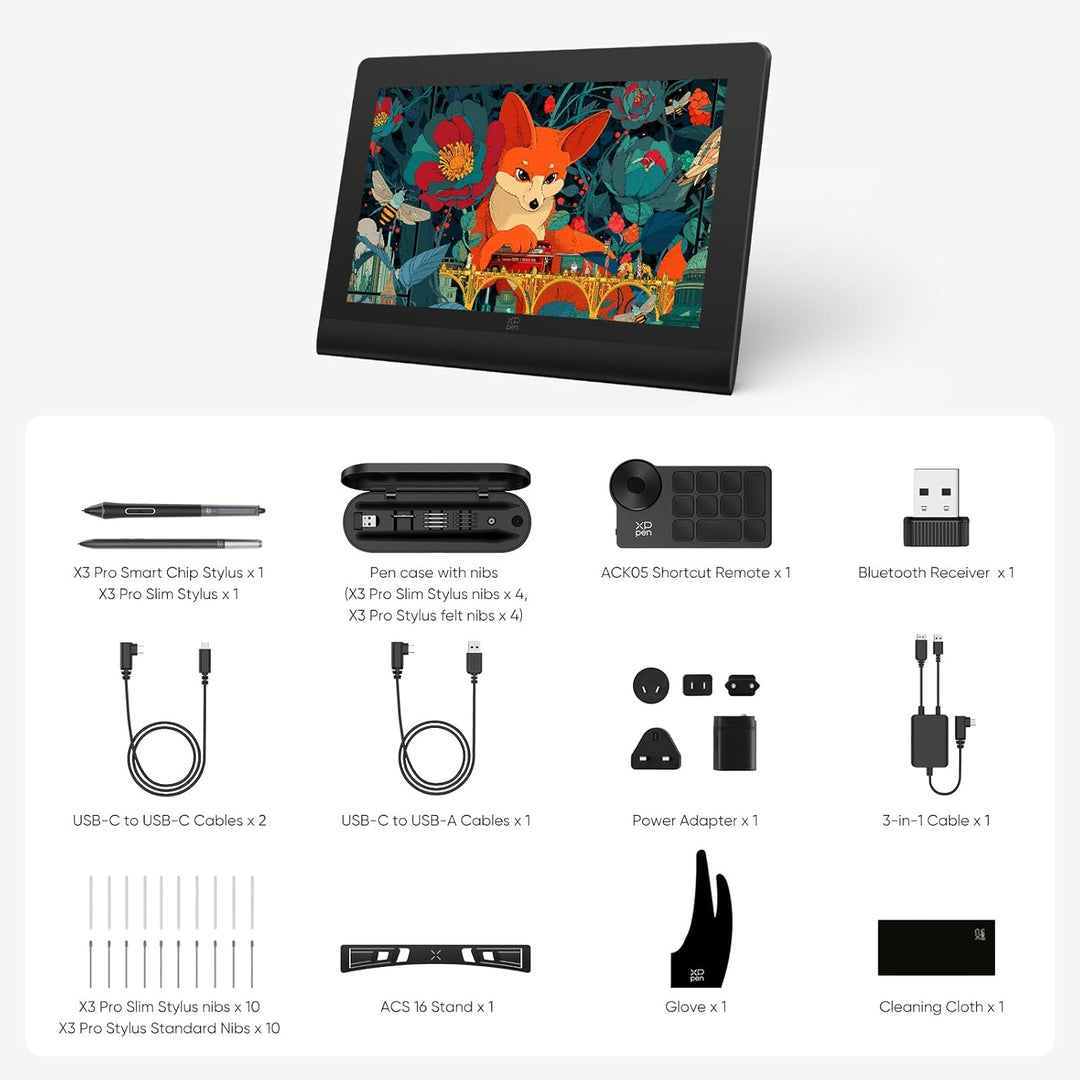 XPPen Artist Ultra 16 4K OLED Drawing Display | XPPen – XPPen India