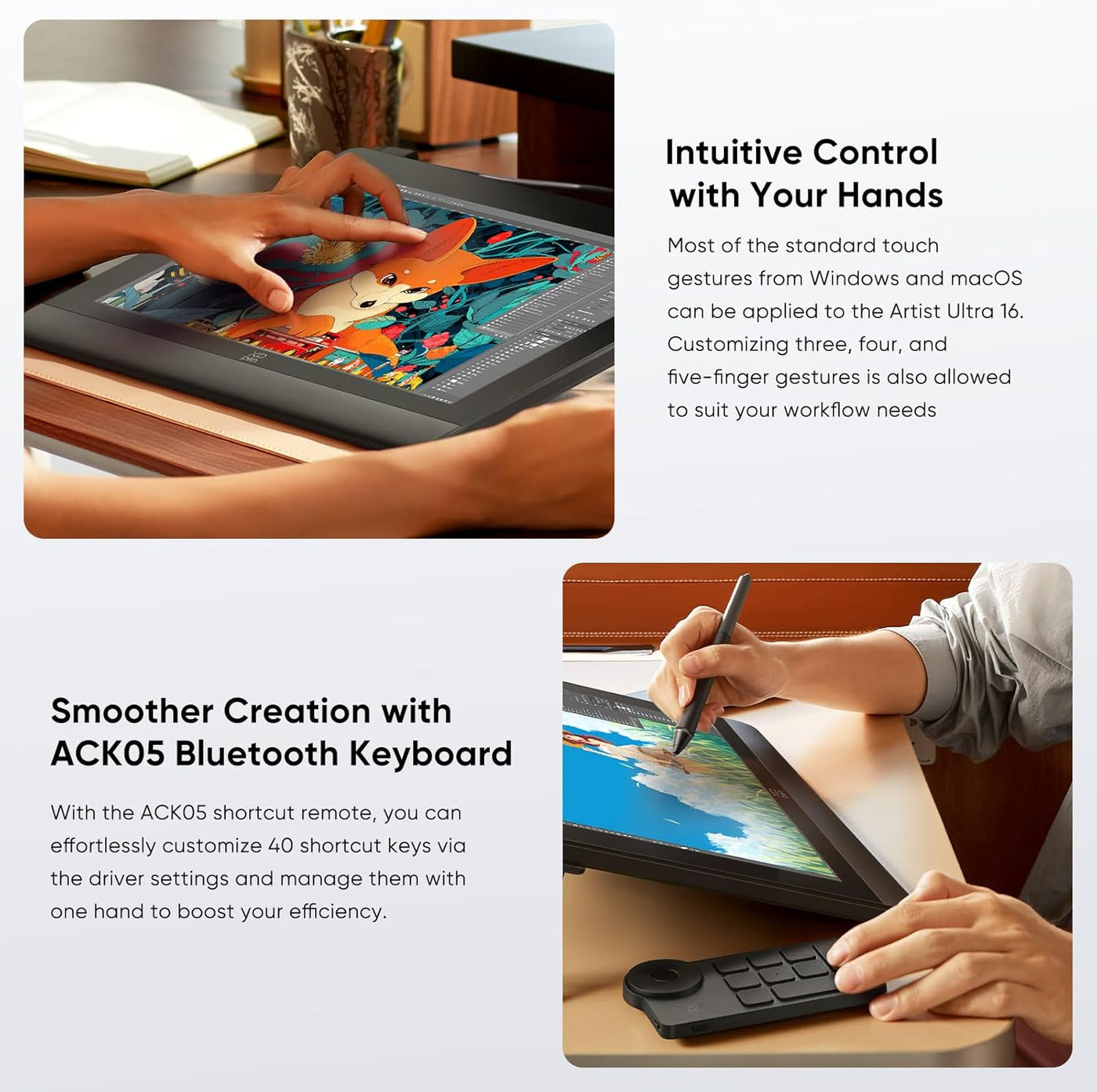XPPen Artist Ultra 16 4K OLED Drawing Display | XPPen – XPPen India