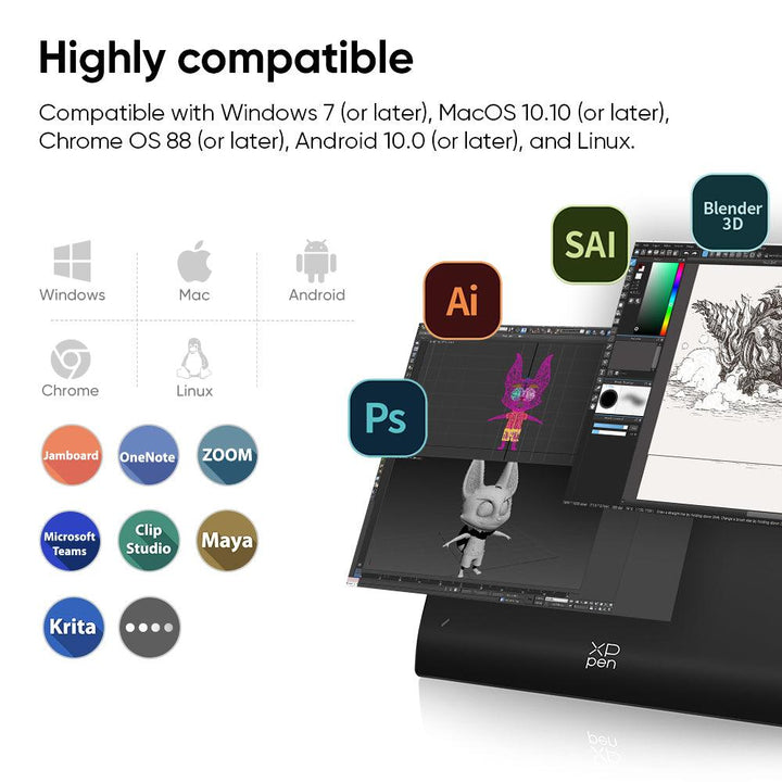 XPPen Deco Pro MW, LW, and XLW Gen 2 Drawing Tablets | XPPen