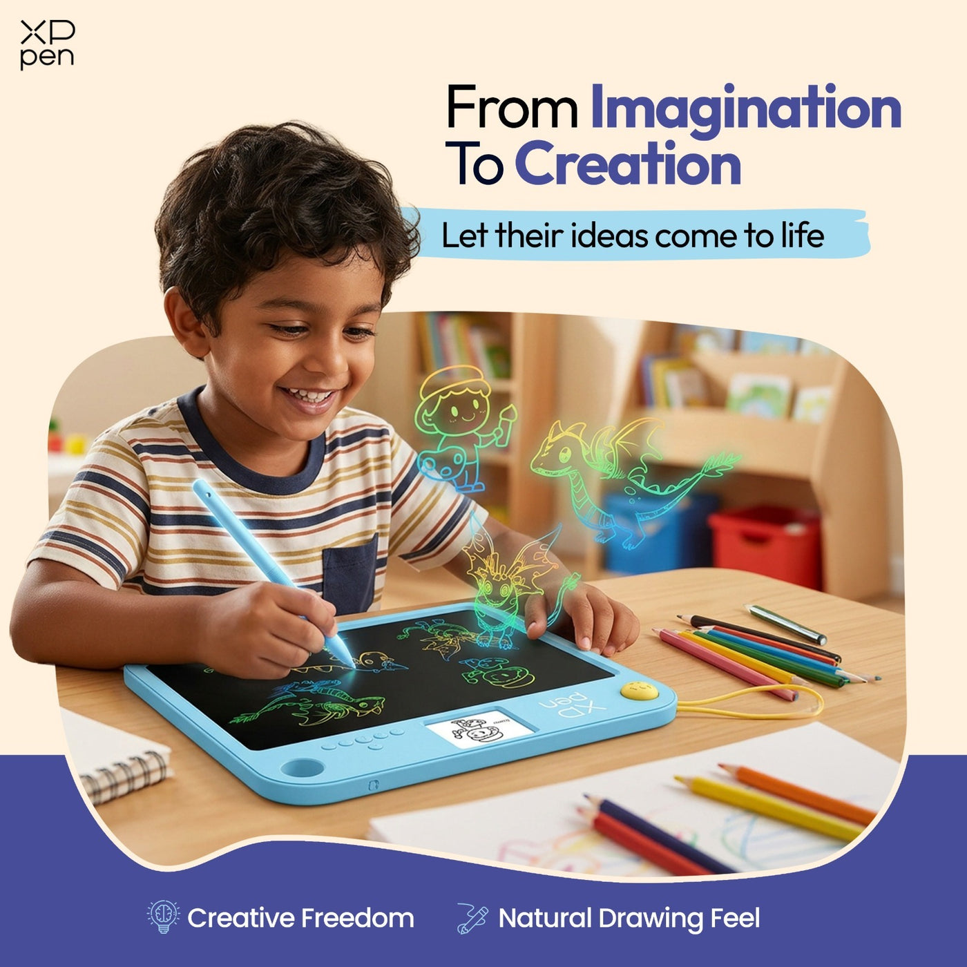 XPPen Doodle Learning Drawing Board for Kids | XPPen – XPPen India